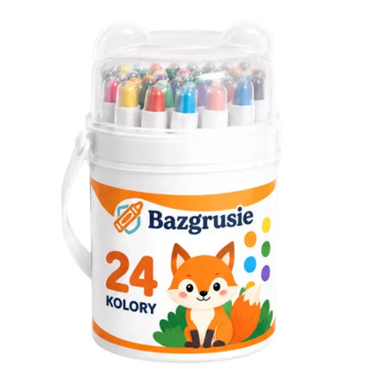 Bazgrusie - zmywalne, nietoksyczne kredki dla dzieci