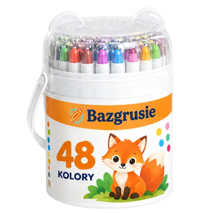 Bazgrusie - zmywalne, nietoksyczne kredki dla dzieci